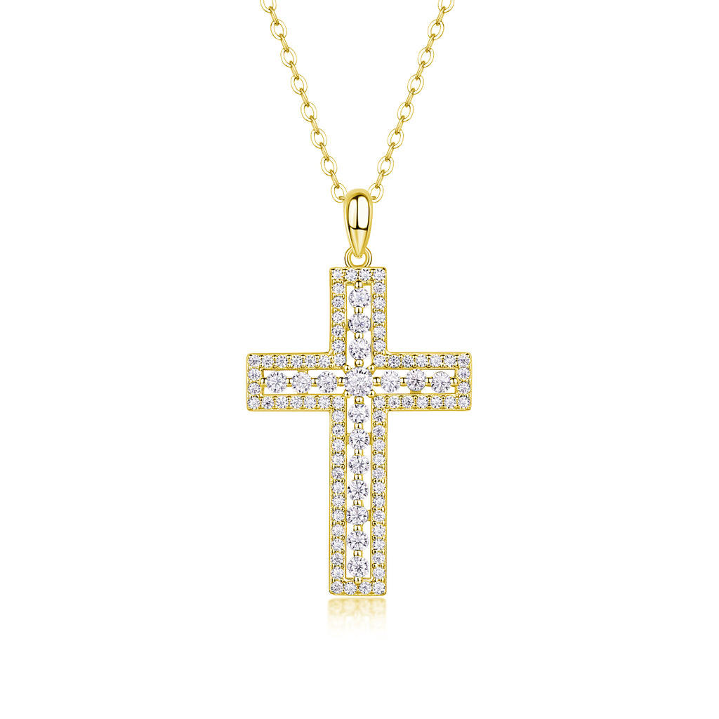 Platinum-plated Cross Diamond,