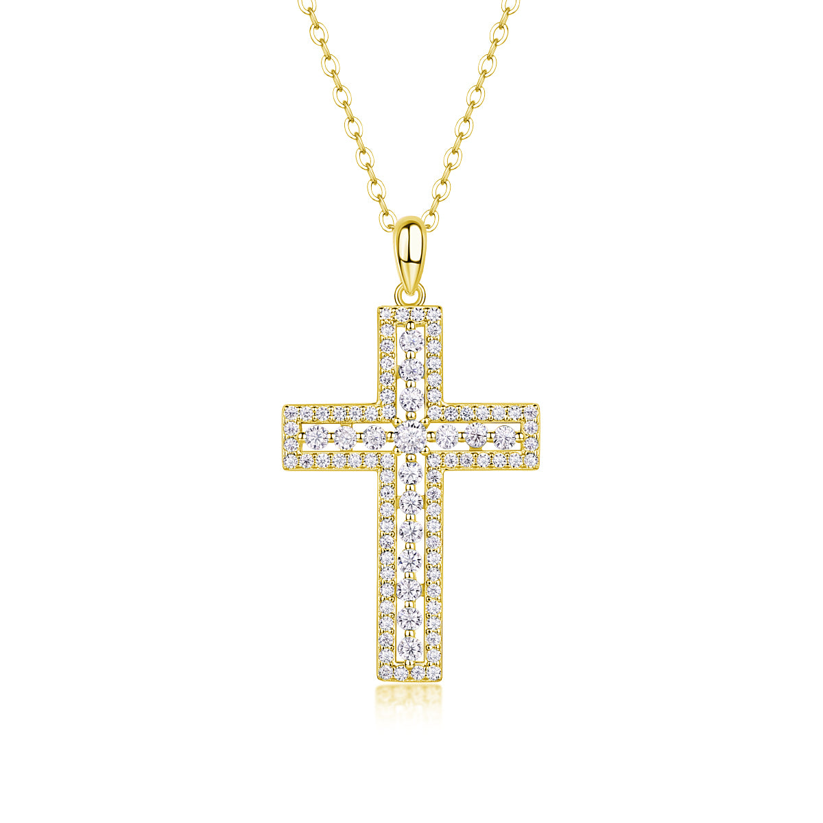 Platinum-plated Cross Diamond,