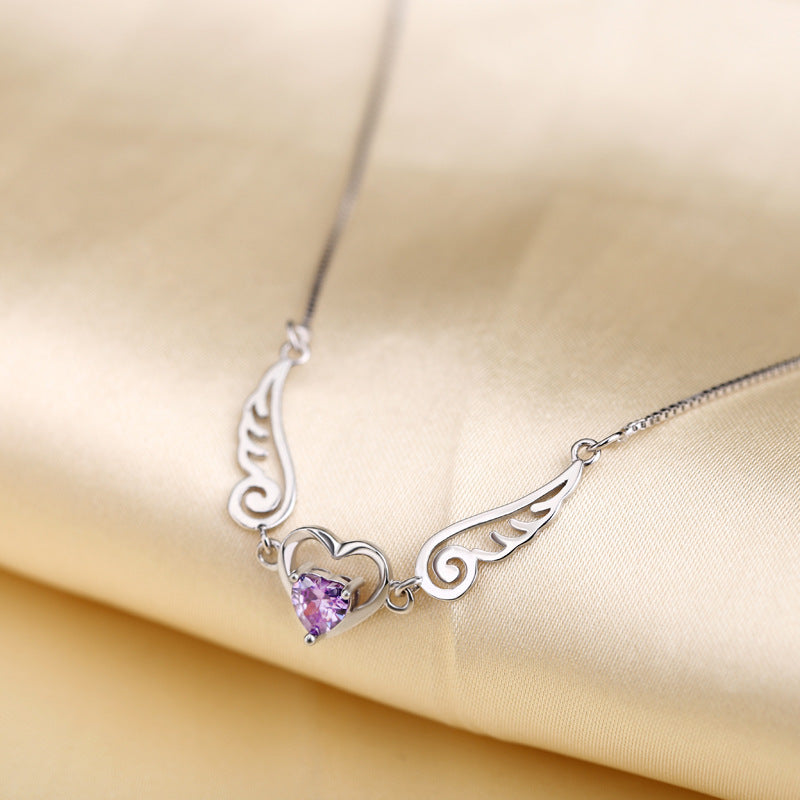 Angel Wings Necklace Pure Silver 925