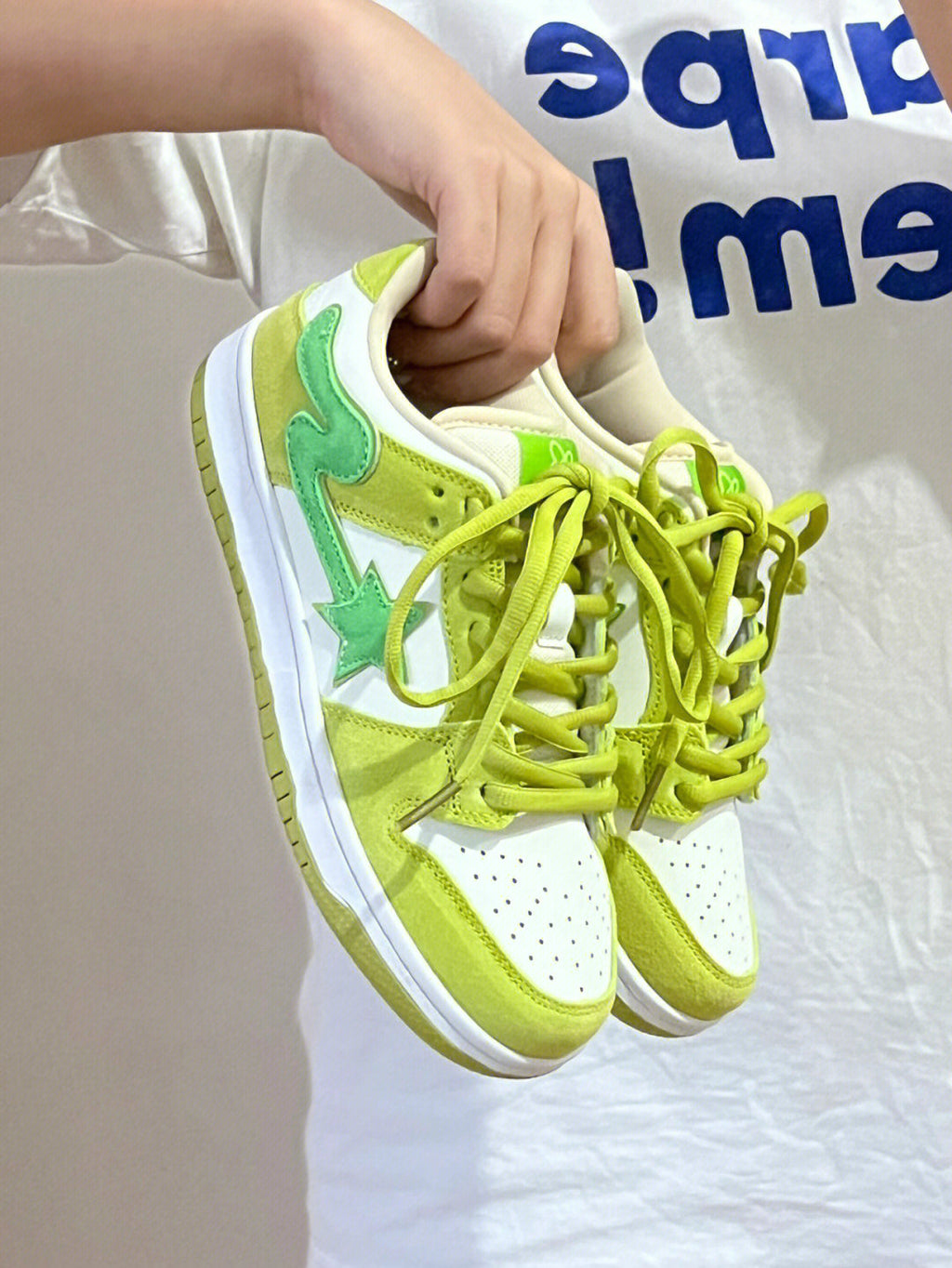 Apple Green Men's Platform Sneaker