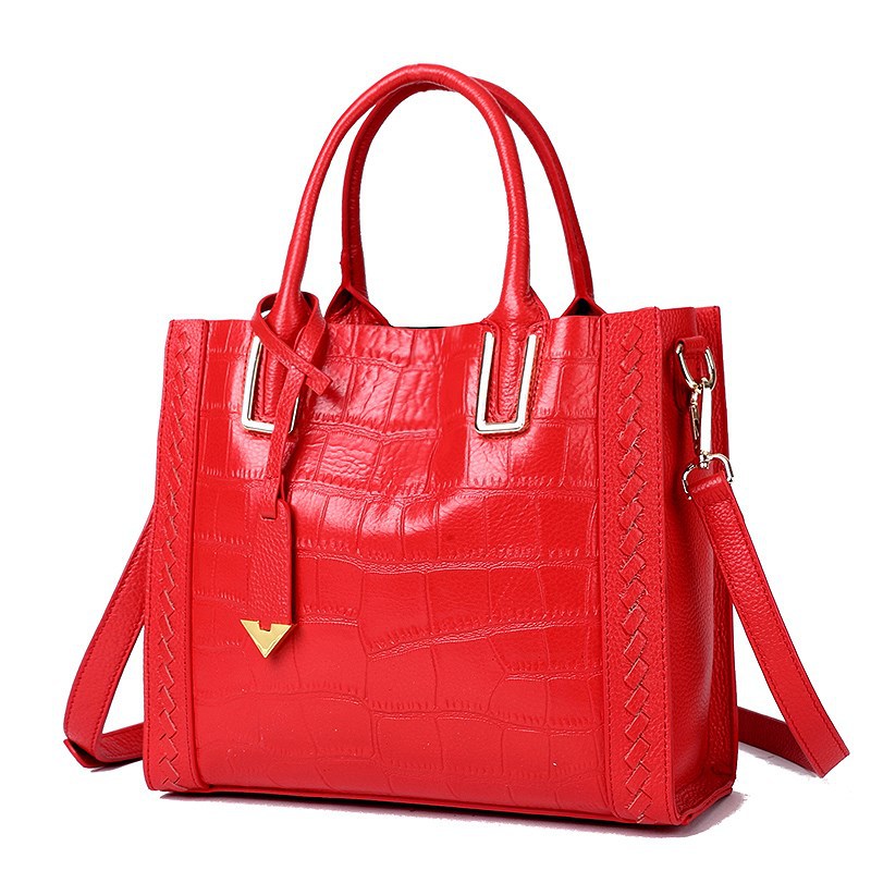 Pattern Woven Handbag