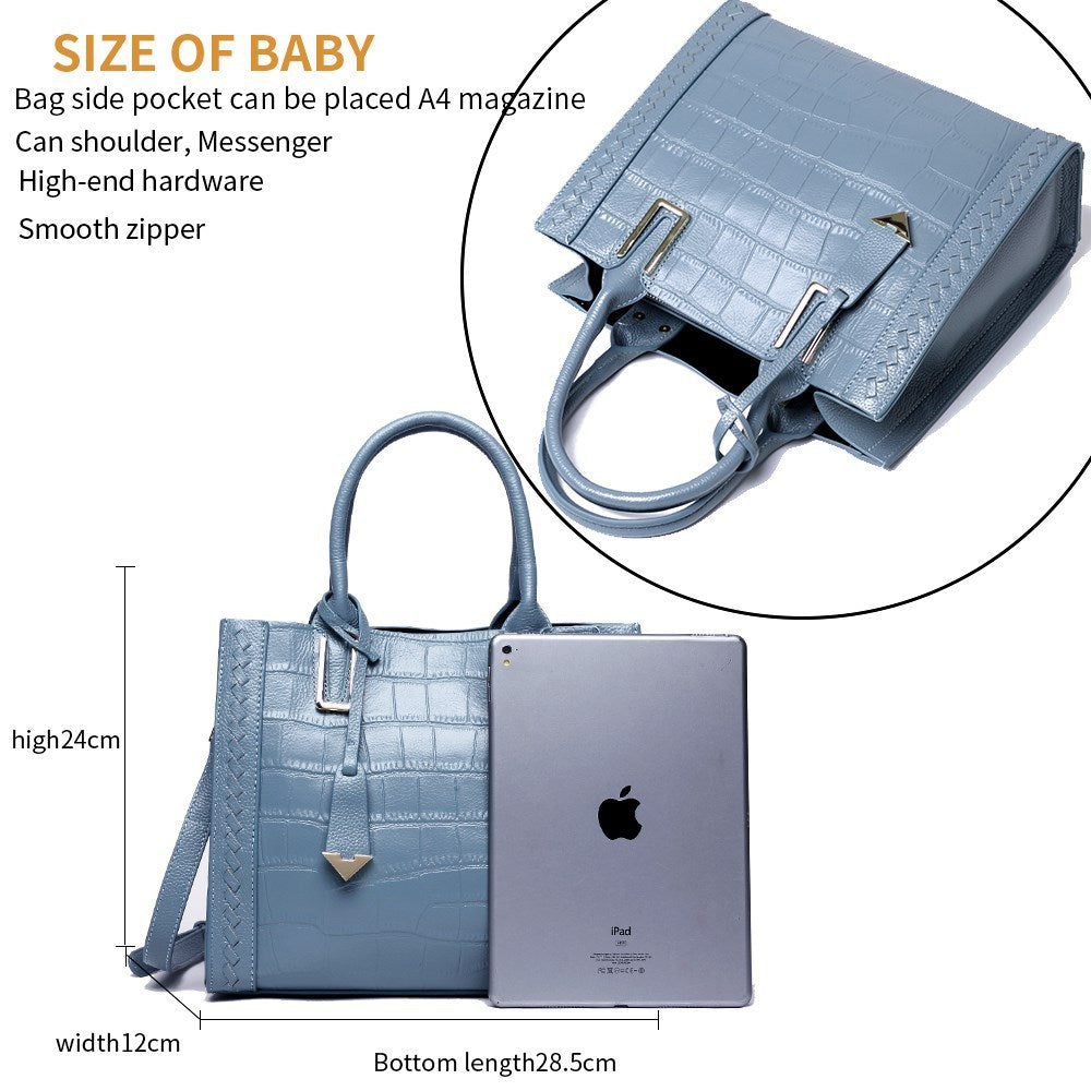 Pattern Woven Handbag