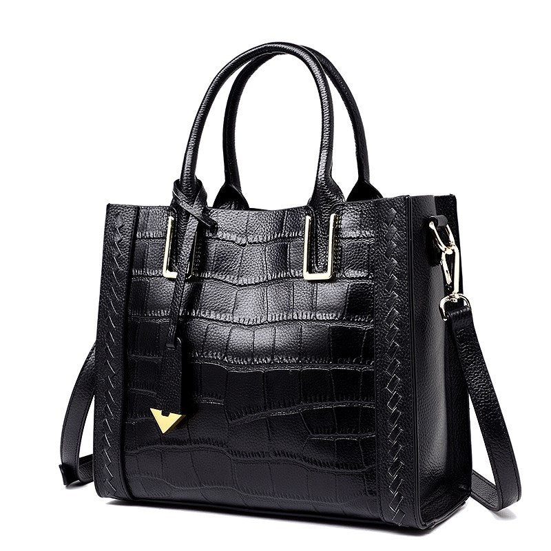Pattern Woven Handbag
