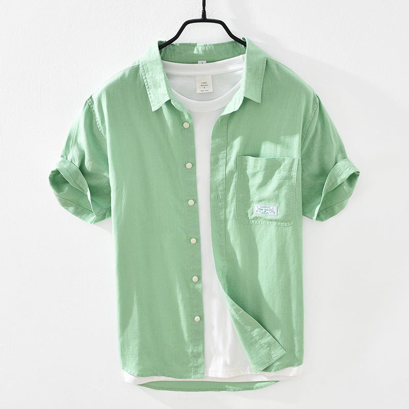 Men's Cotton And Linen Shirts