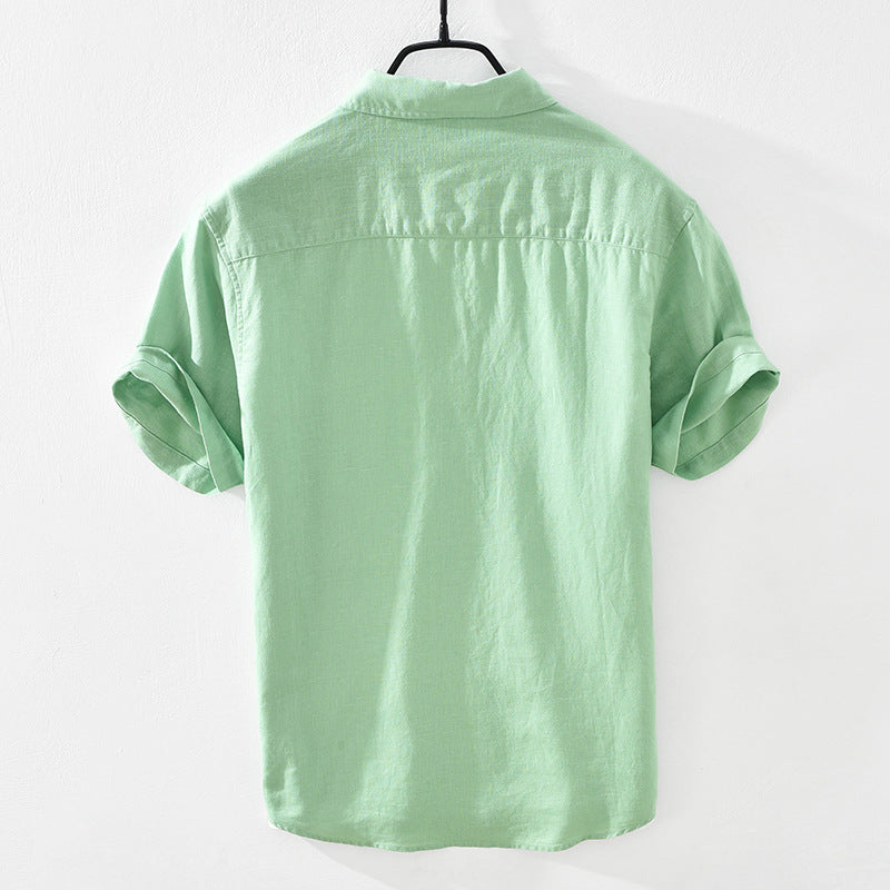 Men's Cotton And Linen Shirts