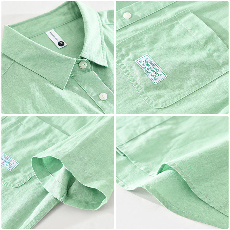 Men's Cotton And Linen Shirts