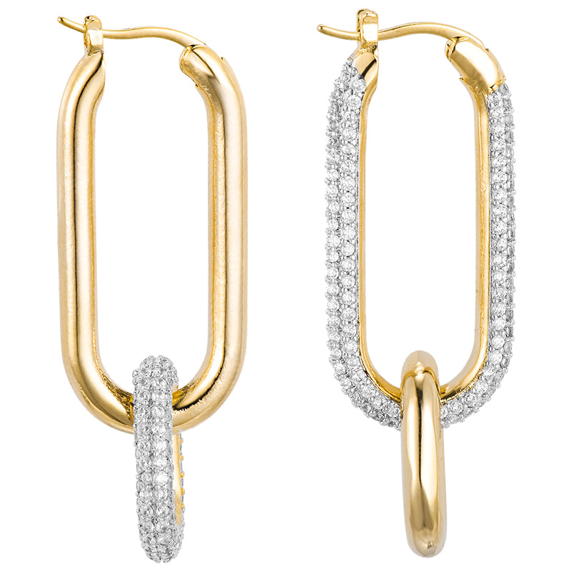 Retro Asymmetric Earrings