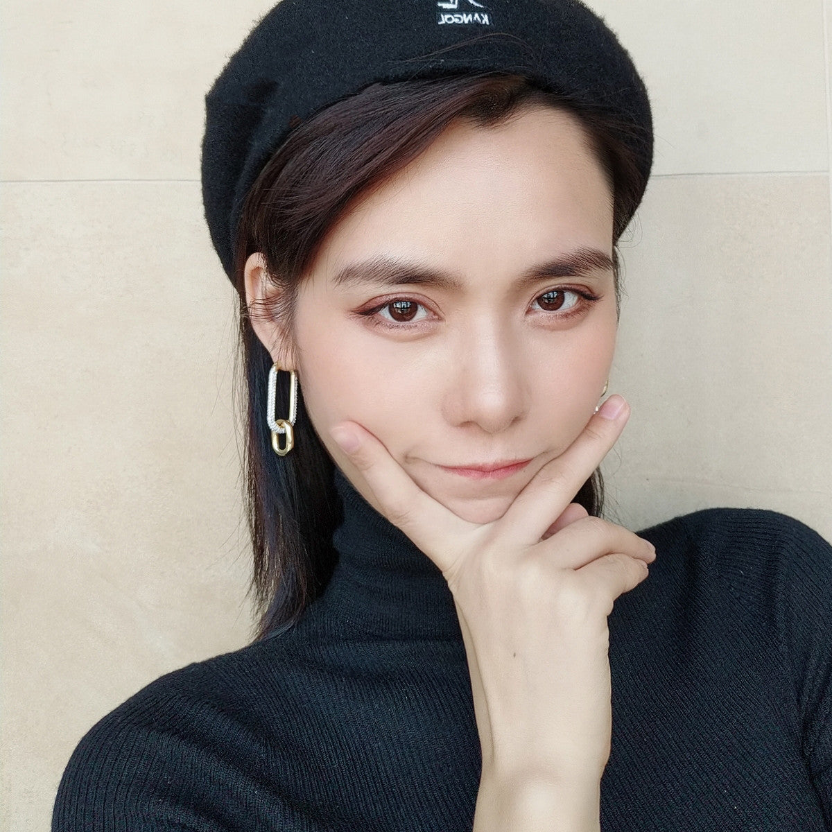 Retro Asymmetric Earrings