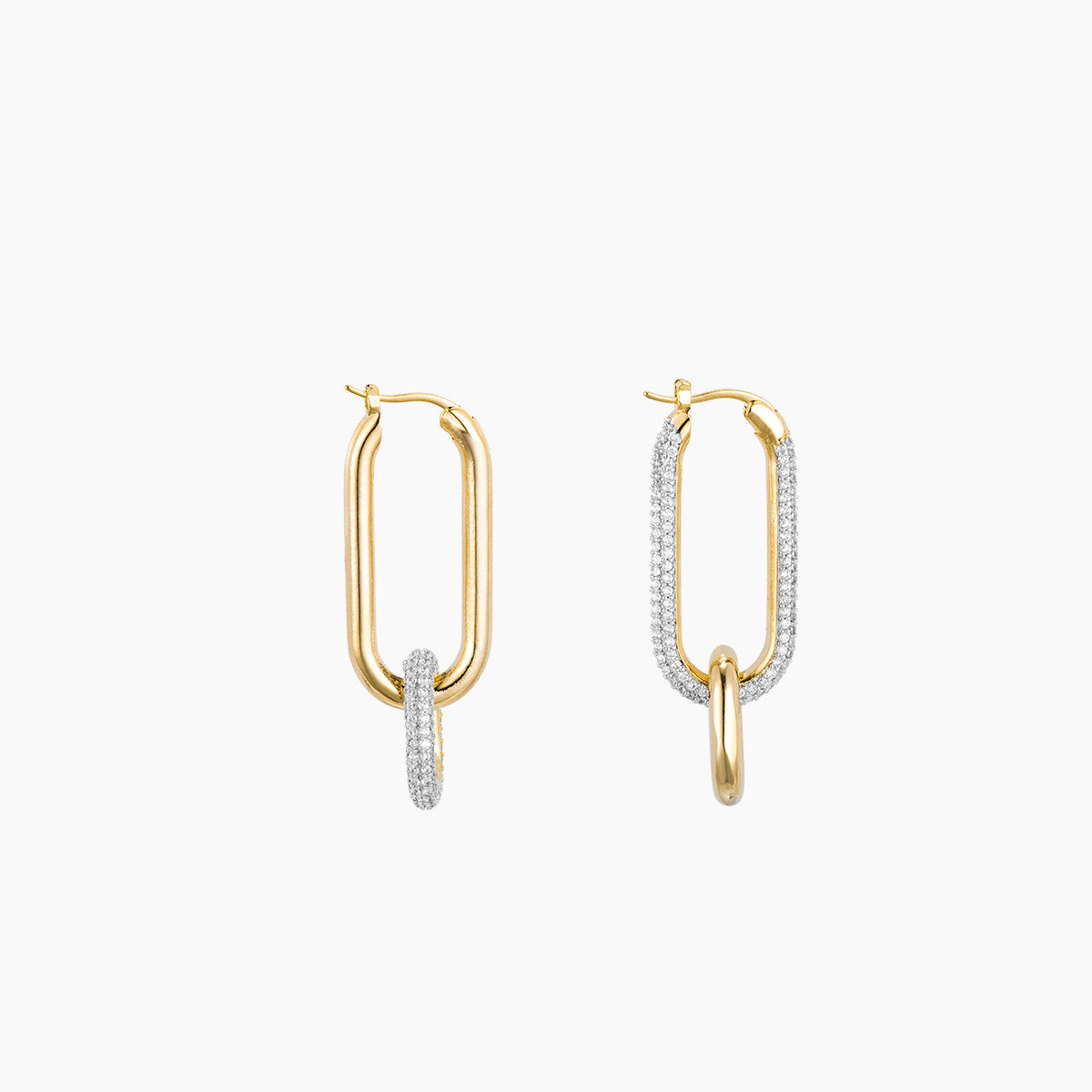 Retro Asymmetric Earrings
