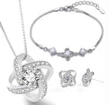 925 Sterling Silver Necklace Zircon Necklaces & Pendants Gift