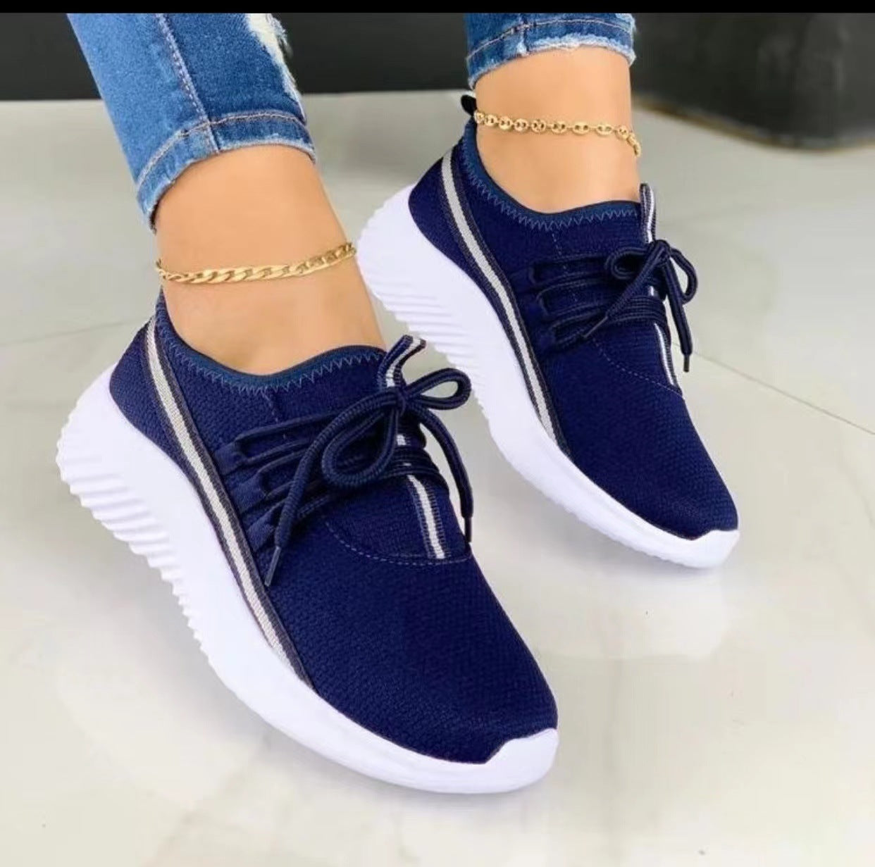 Stripe Sneakers