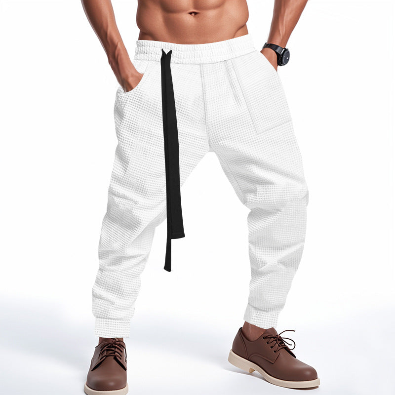 Men's Waffle Streetwear Joggers