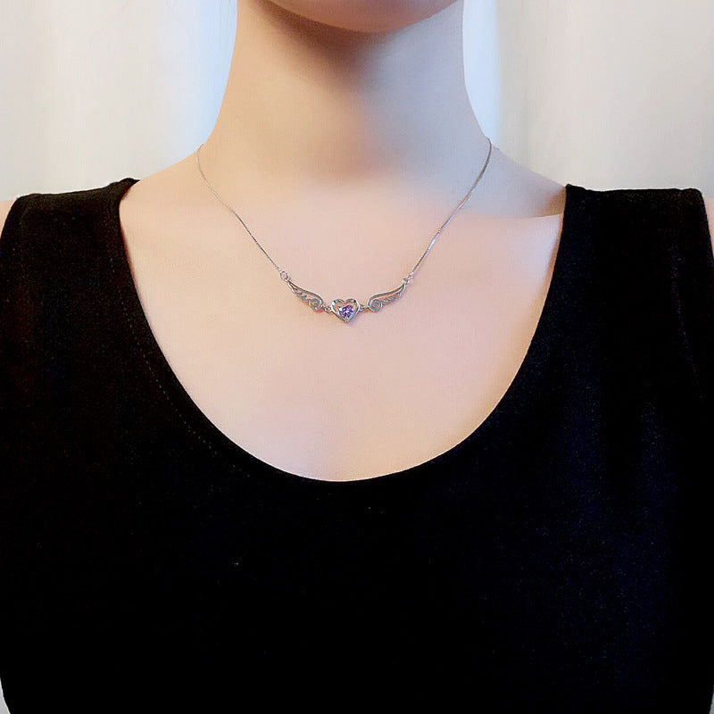 Angel Wings Necklace Pure Silver 925