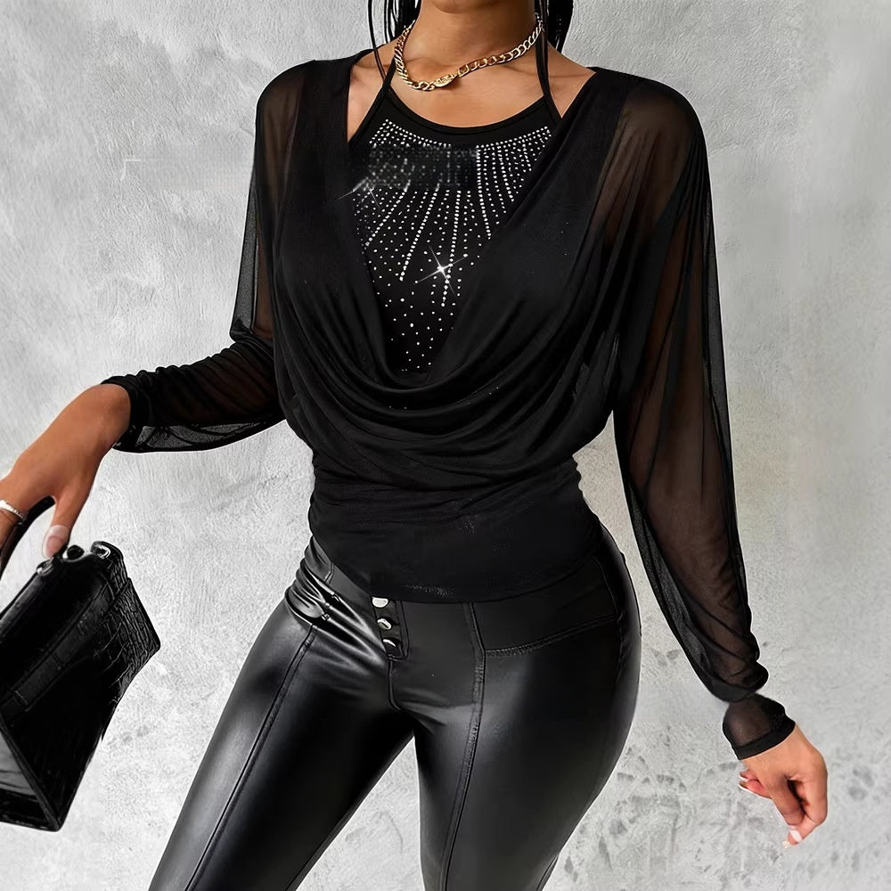 Women's Uniquely Designed Long Sleeve Top