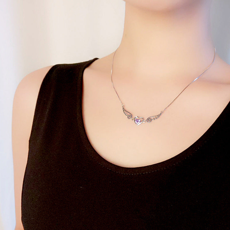 Angel Wings Necklace Pure Silver 925