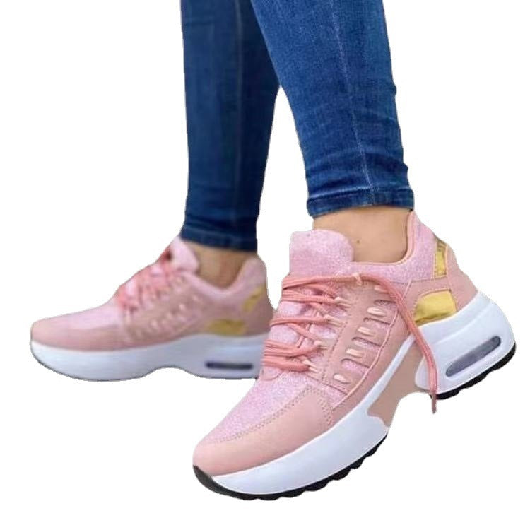 Ladies Lace Up Sneakers