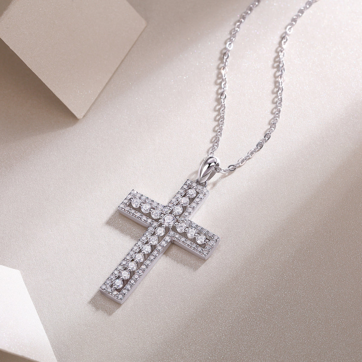 Platinum-plated Cross Diamond,