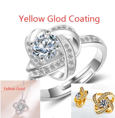 925 Sterling Silver Necklace Zircon Necklaces & Pendants Gift