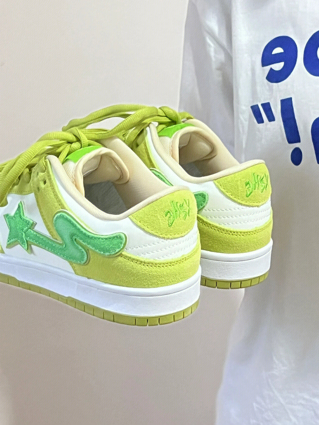 Apple Green Men's Platform Sneaker