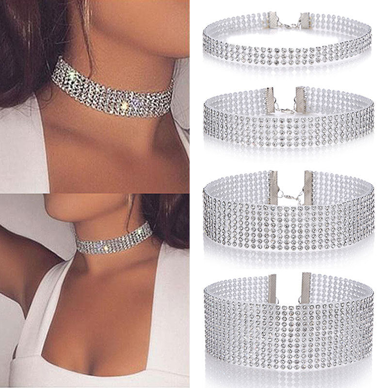 Crystal Rhinestone Choker