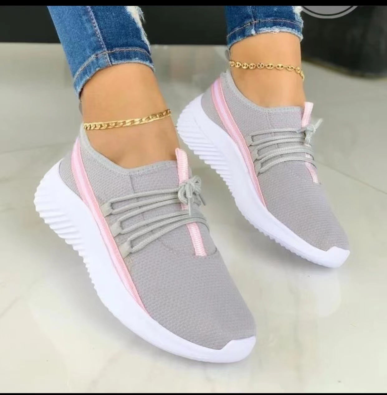 Stripe Sneakers