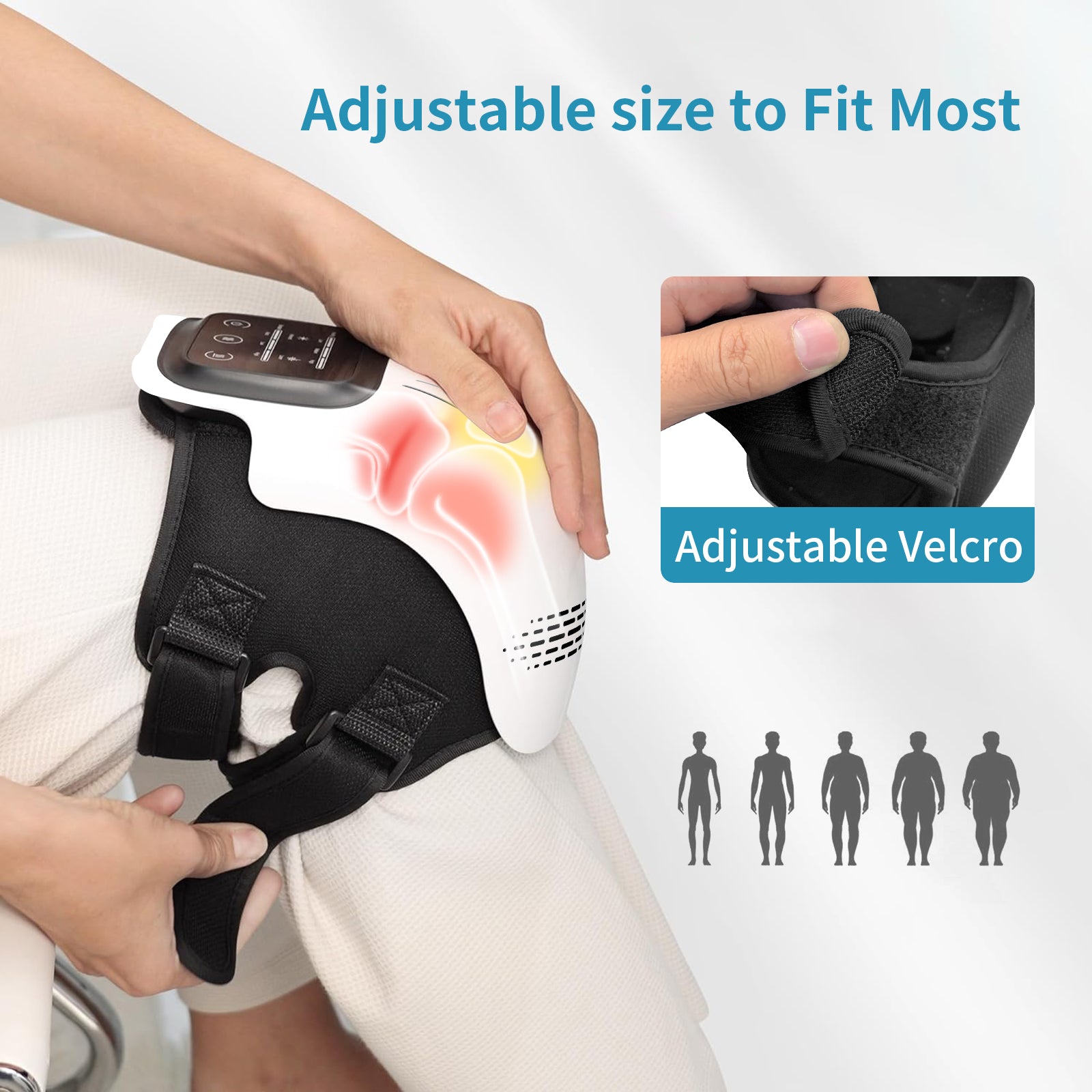 Electric Knee Massager - Infrared Laser, Vibration