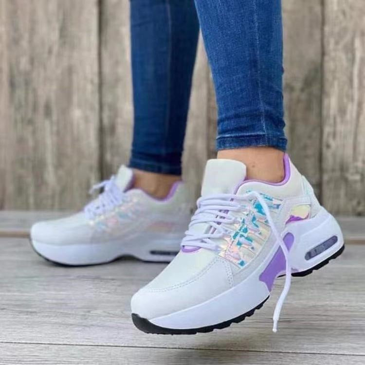 Ladies Lace Up Sneakers