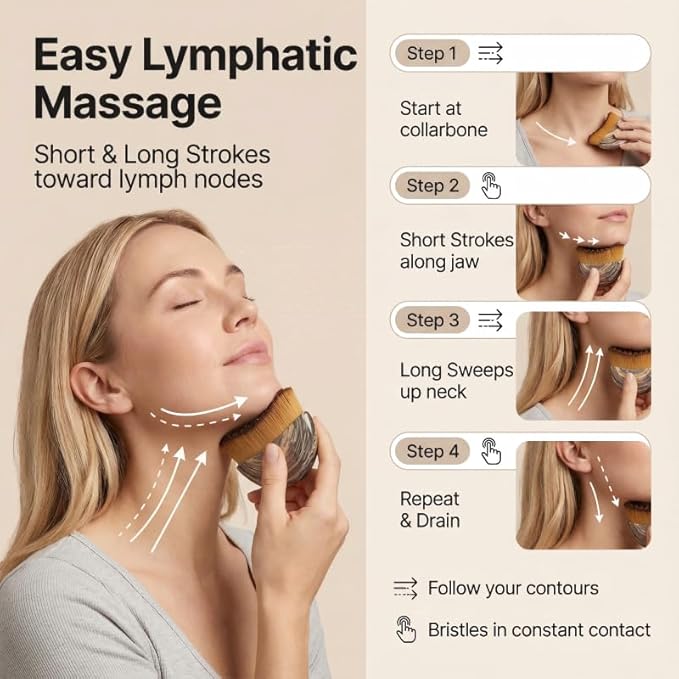 Brushing & Facial Fatigue Relief