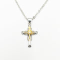 Fashion Octagon Star Cross Pendant Necklaces