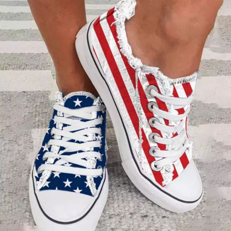 Denim Canvas Flat Shoe