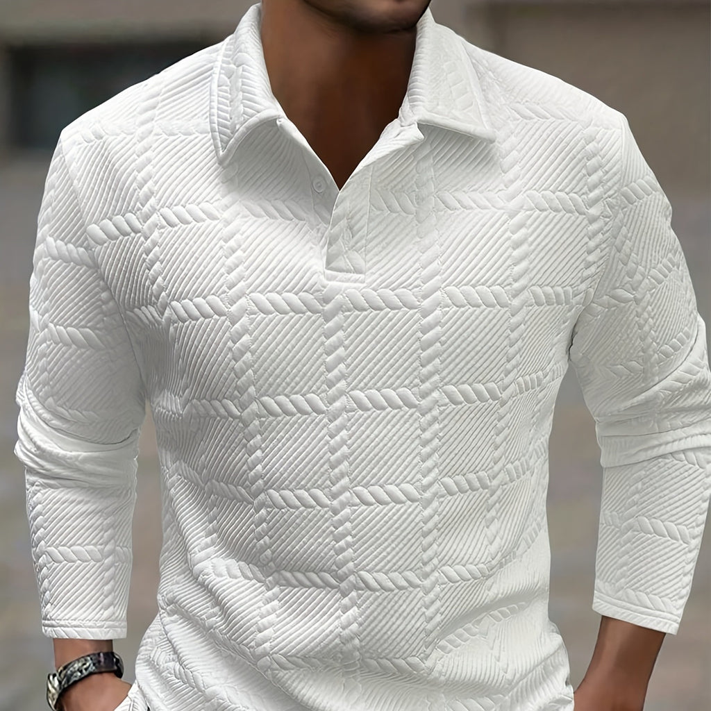 Mens Long-Sleeve Polo Shirt