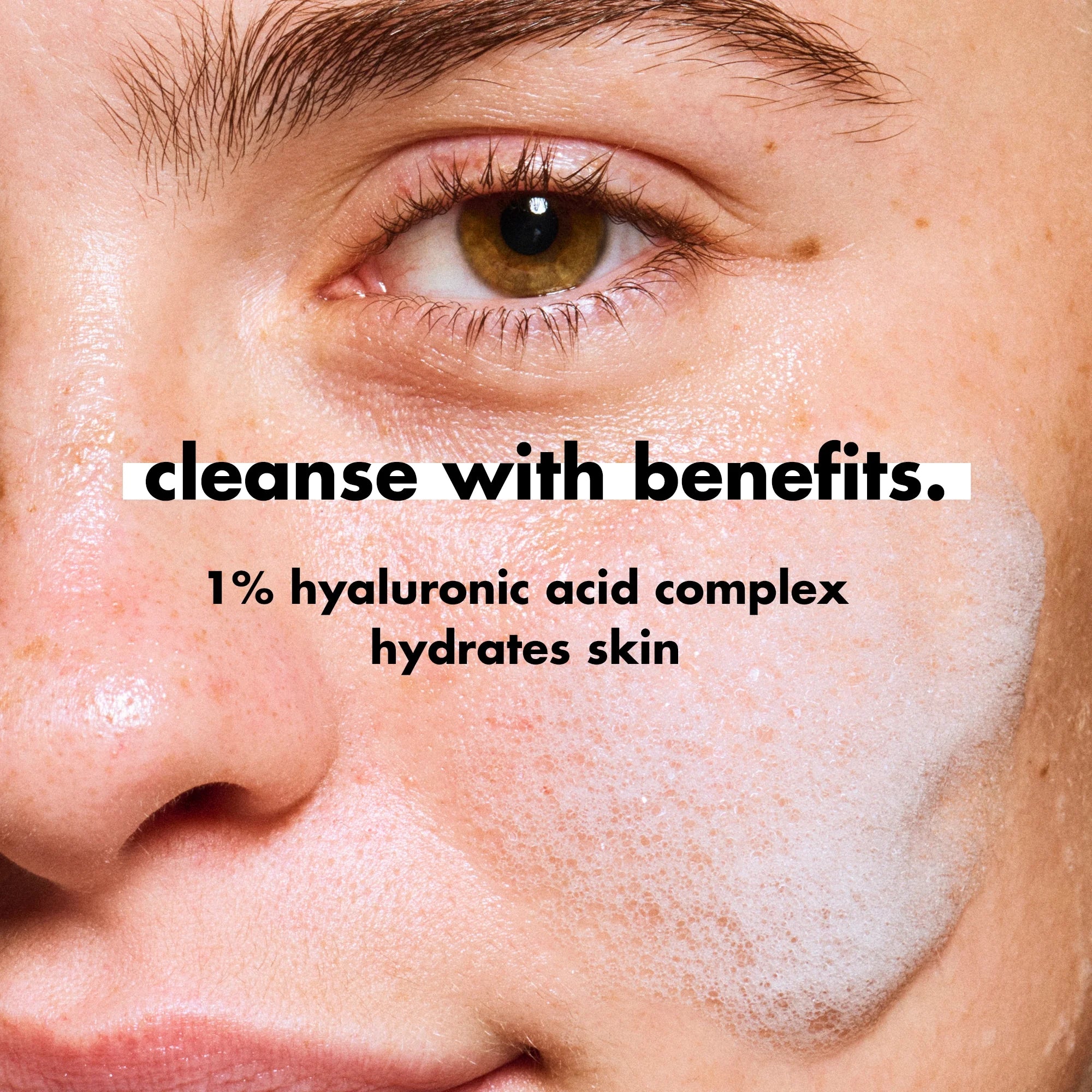 E.L.F. SKIN Holy Hydration! Clean Freak Daily Cleanser, Gentle Hydrating Gel Face Cleanser, 1% Hyaluronic Acid Complex, 5.5 Fl Oz