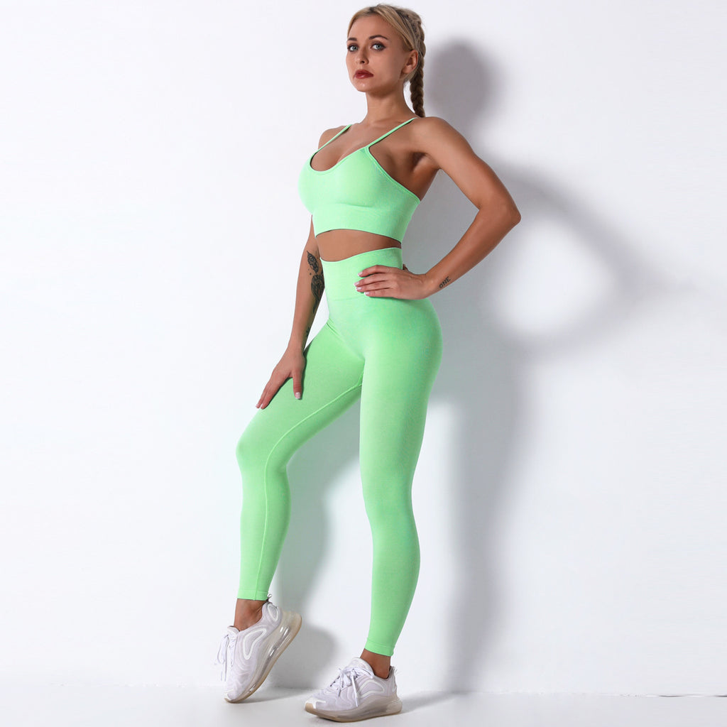Strap Bra Yoga Pants