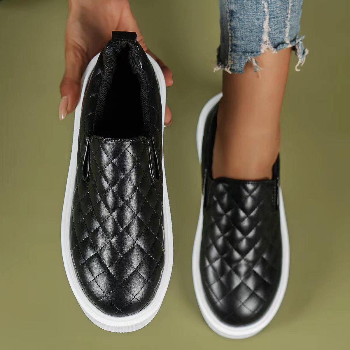 Platform Leather Shoes
