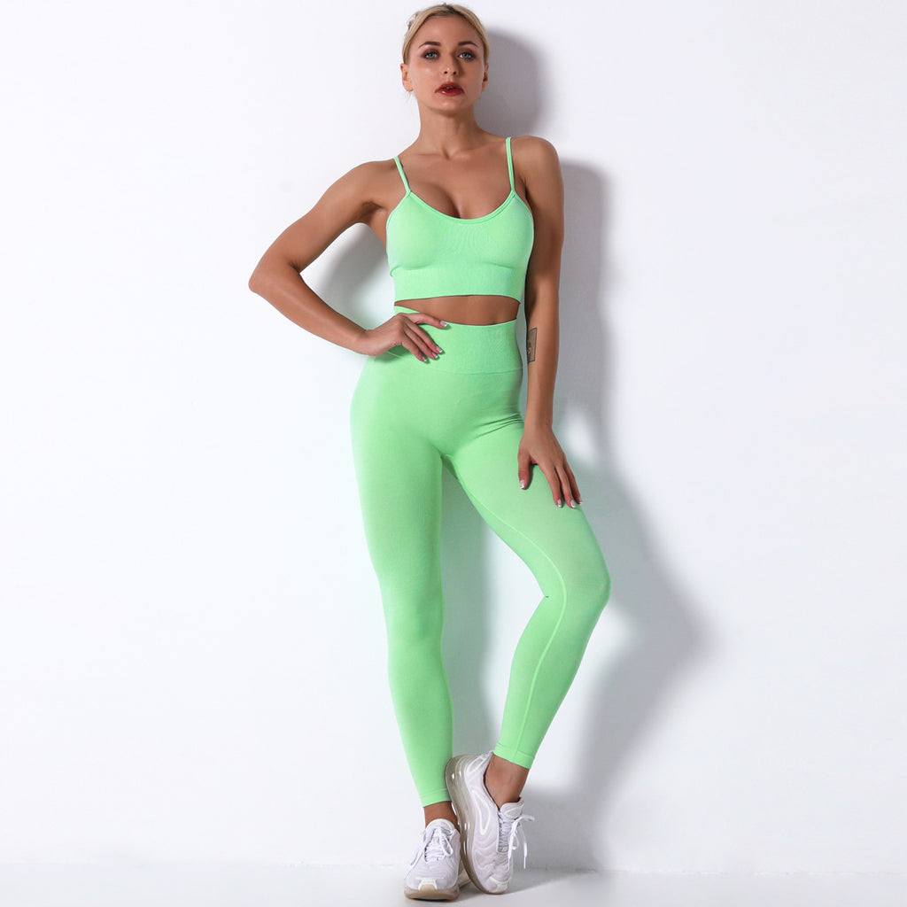 Strap Bra Yoga Pants