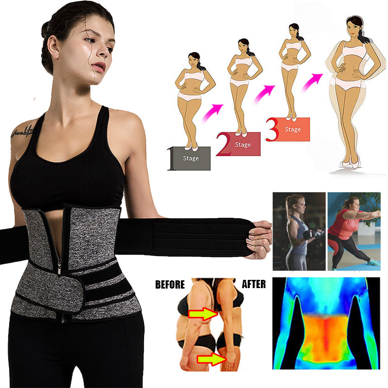 Bodysuit Slimming W2-3 Belts Workout Shaper Corset