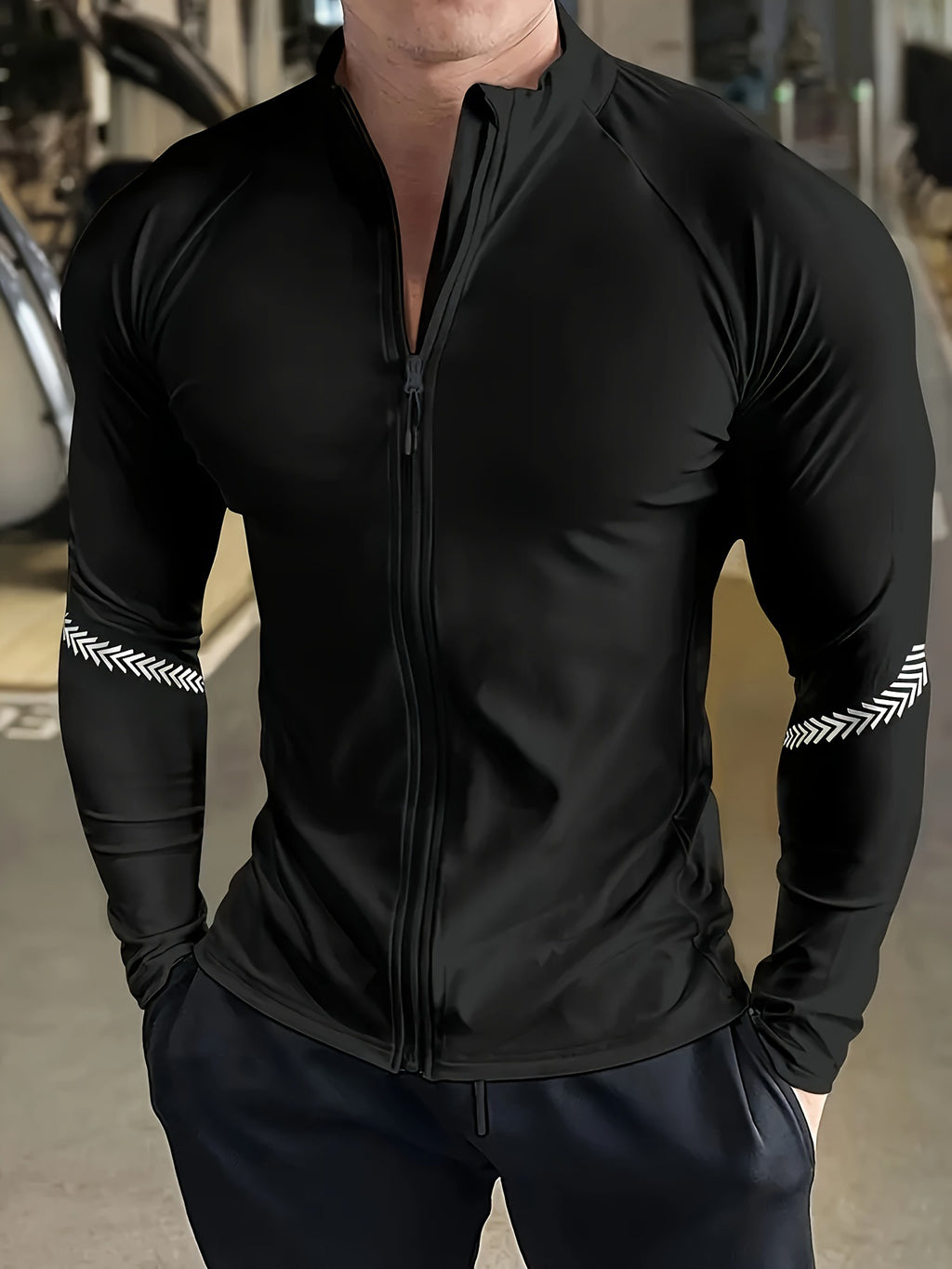 Mens UV Protective Long-sleeve Jacket