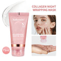 75Ml Collagen Overnight Wrapping Peel off Facial Mask Korean Collagen Night Wrapping Mask Deeply Hydrates Night Care Mask Cream