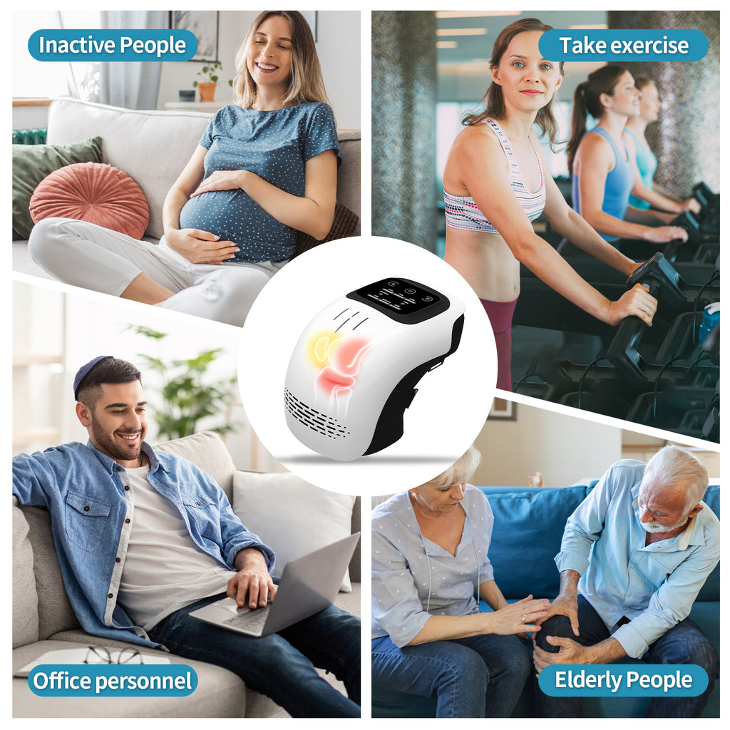 Electric Knee Massager - Infrared Laser, Vibration