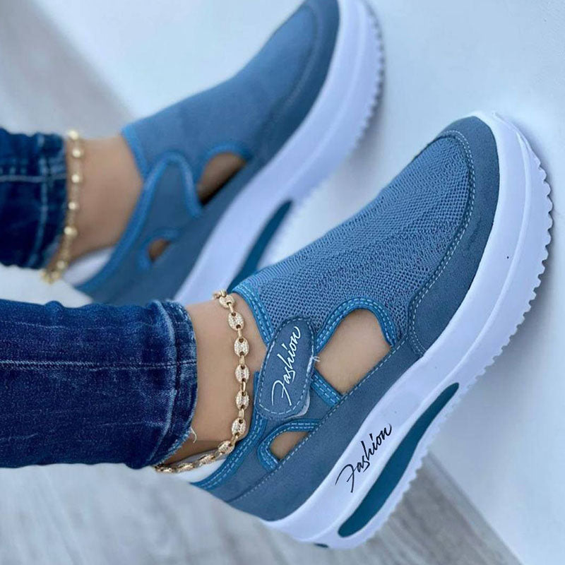 Velcro Casual Mesh Shoes