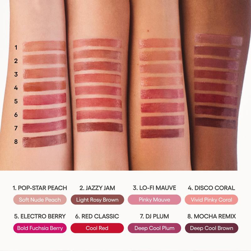 Laneige Juicepop Box Lip Tint, Lip Oil Stain, 8 Buildable Tints, Lasting Color