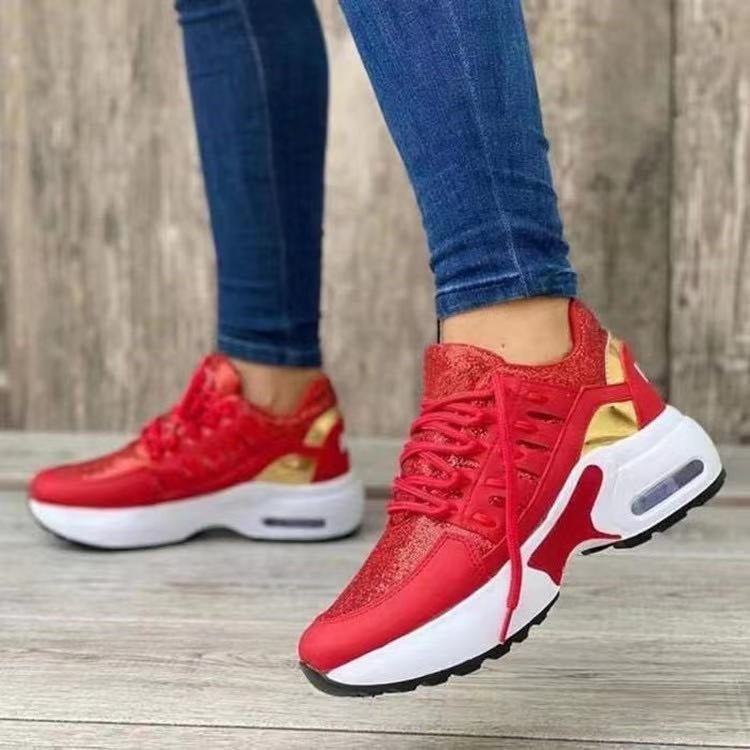 Ladies Lace Up Sneakers