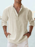 Men's Casual Cotton Linen Shirt