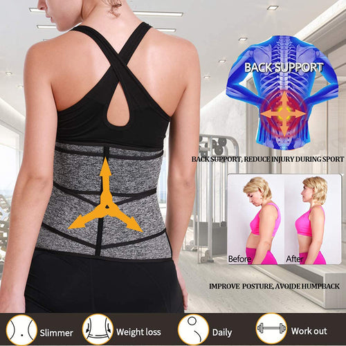 Bodysuit Slimming W2-3 Belts Workout Shaper Corset