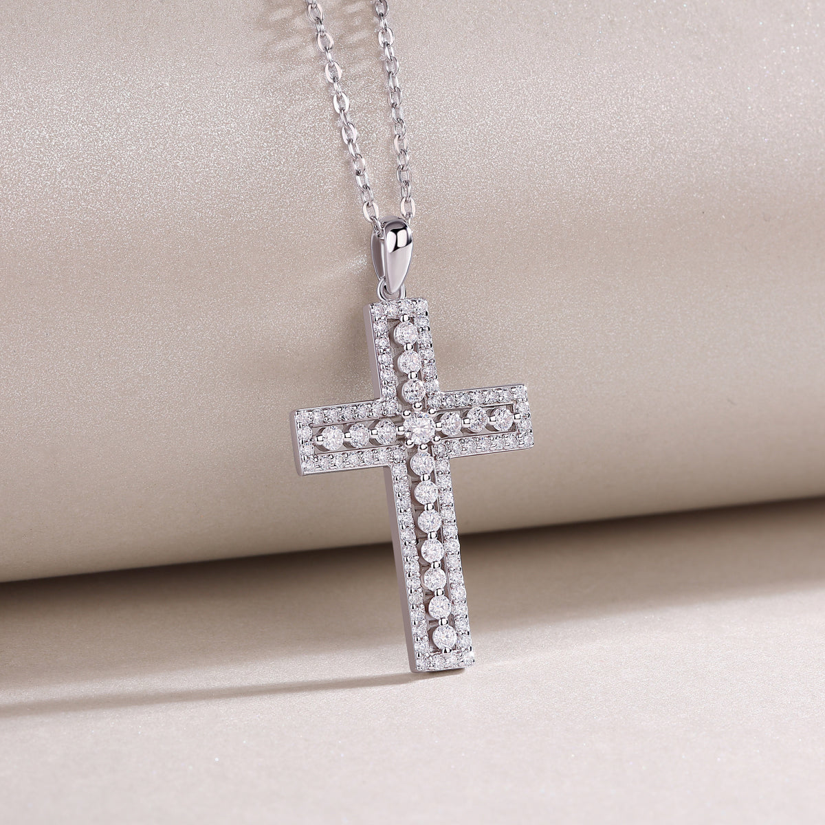 Platinum-plated Cross Diamond,